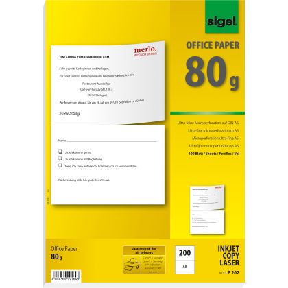SIGEL     Spezialpapier A4