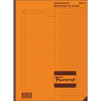 FAVORIT   Kassa Rapport               A4