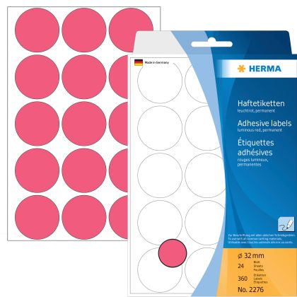 HERMA     Etiketten rund            32mm