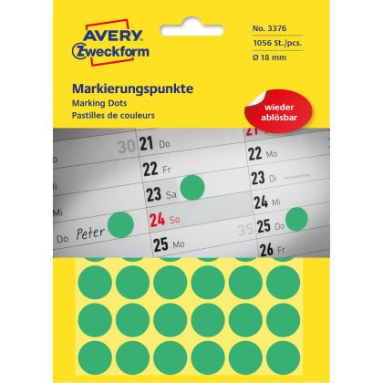 AVERY ZWE Markierungspunkte