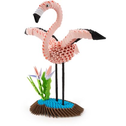 ORIGAMI 3D Flamingo