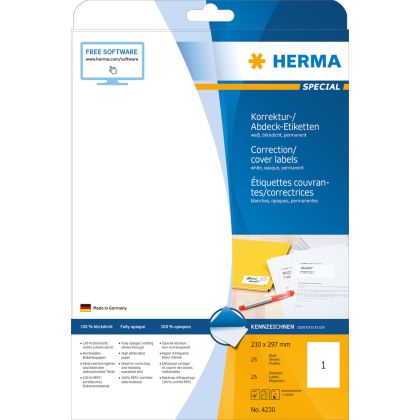 HERMA     Etiketten SPECIAL    210x297mm