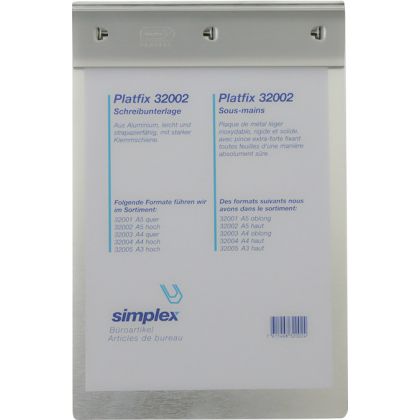 SIMPLEX   Schreibplatte Platfix