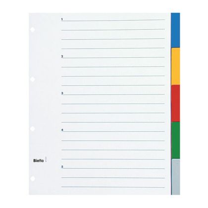 BIELLA    Register PP farbig          A4