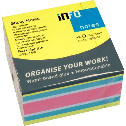 INFO      Haftnotizen Cube       75x75mm