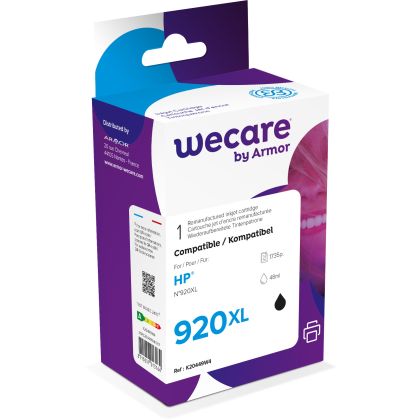 WECARE    Tinte 920XL rebuilt    schwarz