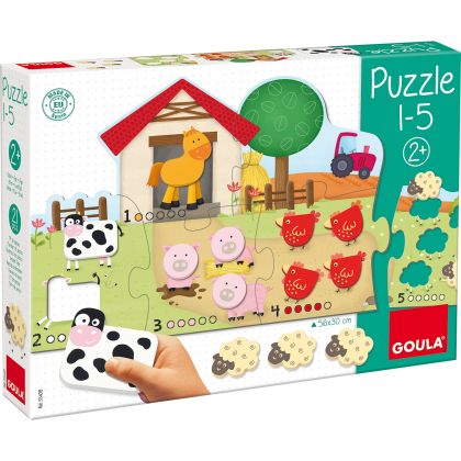 Puzzle Bauernhof 1-5