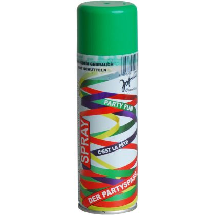 Luftschlangenspray, grün