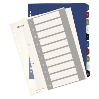 LEITZ     Register PC-beschriftbar   A4+