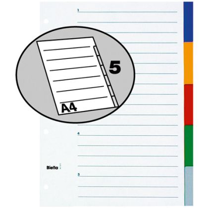 BIELLA    Register PP farbig          A4