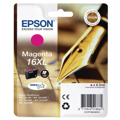 EPSON     Tintenpatrone 16XL     magenta