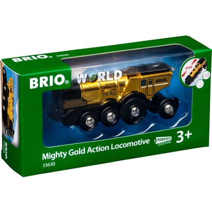 Goldene Batterielok mit