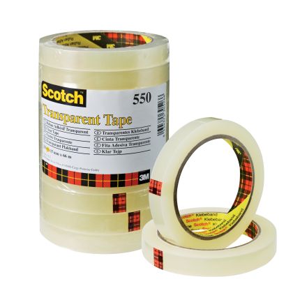 SCOTCH    Transparent Tape 550  15mmx66m