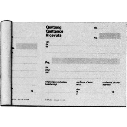 SIMPLEX   Quittungen D/F/I           A10