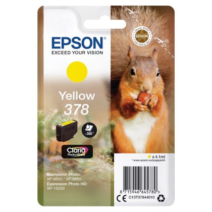 EPSON     Tintenpatrone 378       yellow