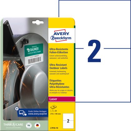 AVERY ZW. Etiketten            210x148mm