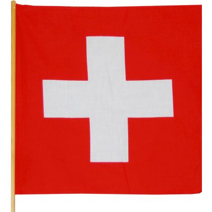 Schweizerfahne, Stoff, 30 cm