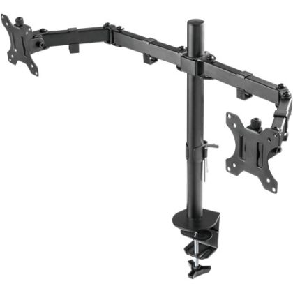 DELTACO   Dual monitor desk arm