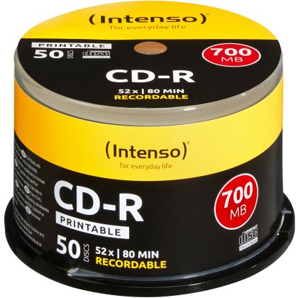 INTENSO   CD-R  Cake Box     80MIN/700MB