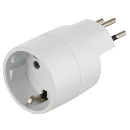 S-ELECTRO Reisestecker, weiss