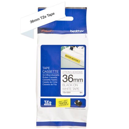 PTOUCH    Band, strong/adh.schwarz/weiss
