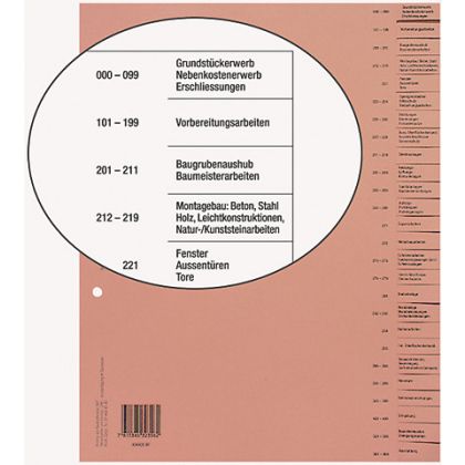 BIELLA    Bauabrechnungsregister      A4