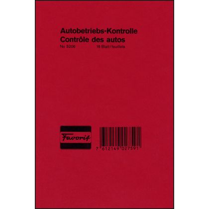 FAVORIT   Autobetriebskontrolle      D/F