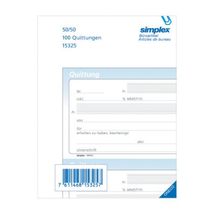 SIMPLEX   Quittungen D                A6