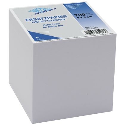 WEDO      Ersatzzettel 9x9cm