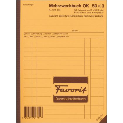 FAVORIT   Mehrzweckbuch D             A5
