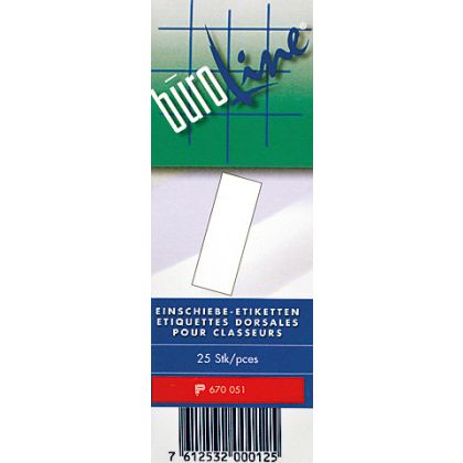 BÜROLINE  Rückenschild Ordner   51x143mm