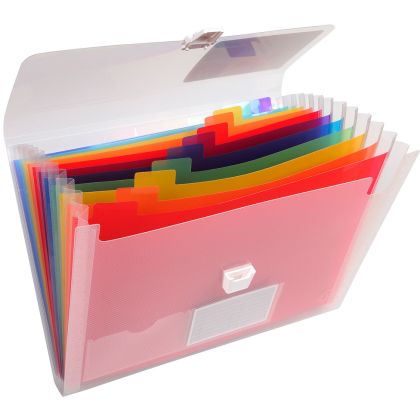 EXACOMPTA Fächermappe Crystal         A4