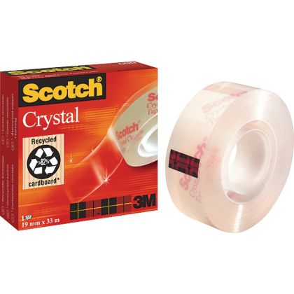 SCOTCH    Crystal Tape 600      19mmx33m
