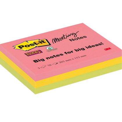 POST-IT   Super Sticky Meeting 203x152mm