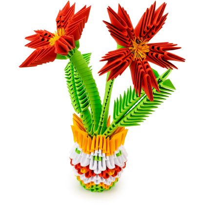 ORIGAMI 3D Topfblume