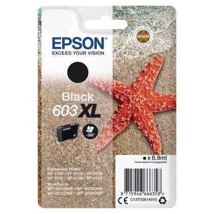 EPSON     Tintenpatrone 603XL    schwarz