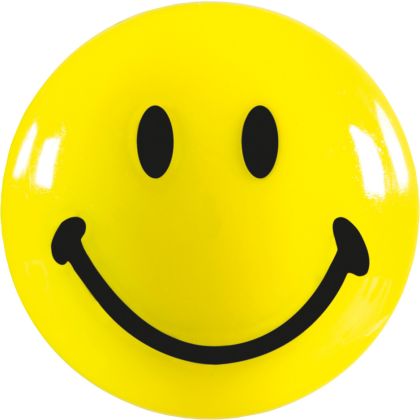 MAGNETOP. Smiley Magnete gelb-schwarz