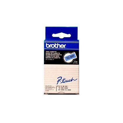 PTOUCH    Band, laminiert   schwarz/blau