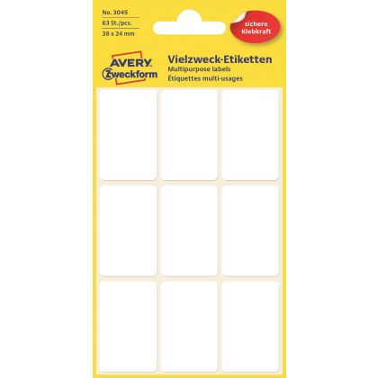 AVERY ZW. Etiketten              38×24mm