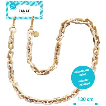 ZANAÉ     Phone Necklace Vanilla Cream