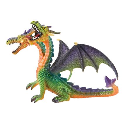 Drache mit 2 Köpfen grün