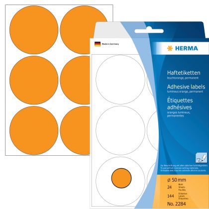 HERMA     Etiketten rund            50mm