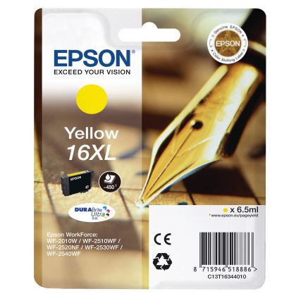 EPSON     Tintenpatrone 16XL      yellow
