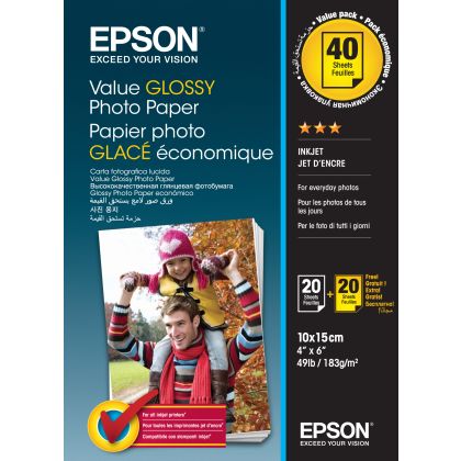 EPSON     Value Photo Paper      10x15cm