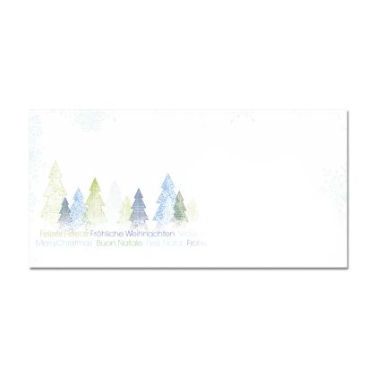 SIGEL     Weihnachts-Umschlag Trees