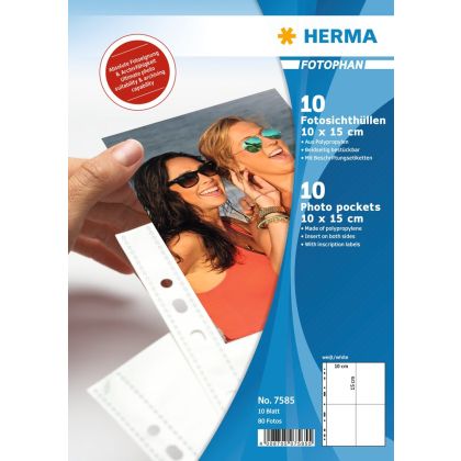 HERMA     Fotophan Sichthüllen   10x15cm