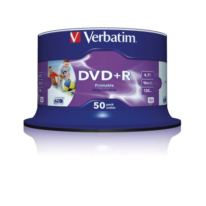 VERBATIM  DVD+R   Spindle          4.7GB
