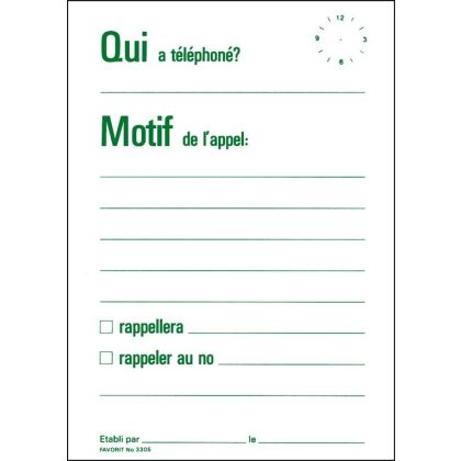 FAVORIT   Mitteilungsblock            A6