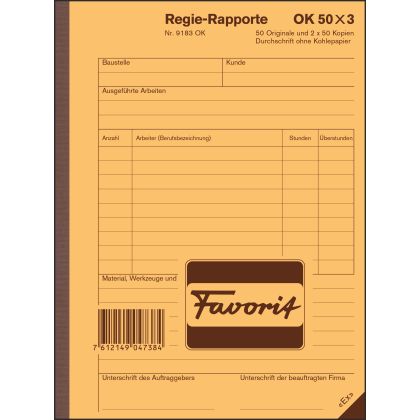FAVORIT   Regierapport Deutsch        A5