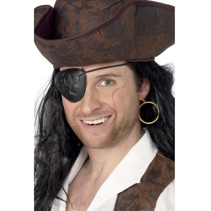 Augenklappe Pirat mit Ohr-